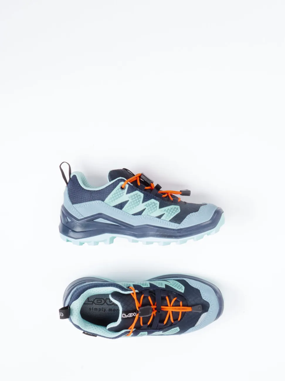 Lowa – Wanderschuhe aus Textil und Veloursleder Mintgrün