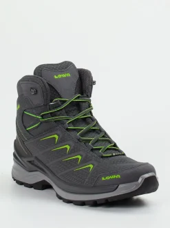 Lowa – Wanderschuhe aus Veloursleder und Textil anthrazit