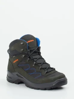 Lowa – Wanderstiefel aus Veloursleder und Mesh grau