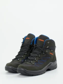 Lowa – Wanderstiefel aus Veloursleder und Mesh grau