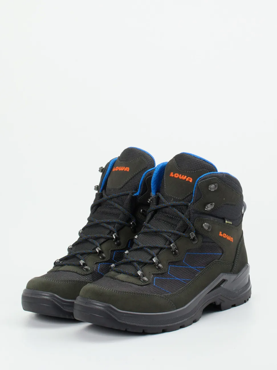 Lowa – Wanderstiefel aus Veloursleder und Mesh grau