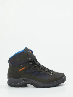 Lowa – Wanderstiefel aus Veloursleder und Mesh grau