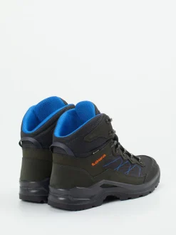 Lowa – Wanderstiefel aus Veloursleder und Mesh grau