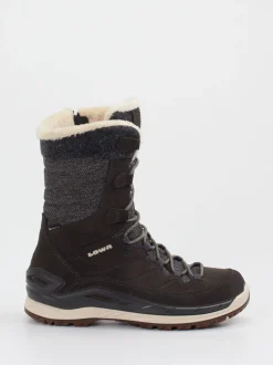 Lowa – Winterstiefel aus Veloursleder dunkelbraun