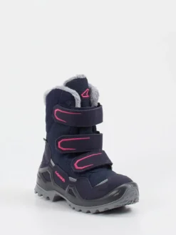 Lowa – Winterstiefel aus Veloursleder Dunkelblau