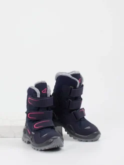Lowa – Winterstiefel aus Veloursleder Dunkelblau