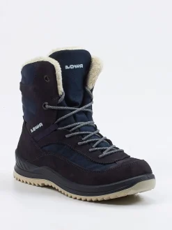 Lowa – Winterstiefel aus Veloursleder Dunkelblau