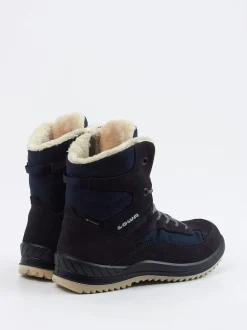 Lowa – Winterstiefel aus Veloursleder Dunkelblau