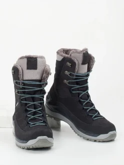 Lowa – Winter-Wanderstiefel aus Veloursleder blau
