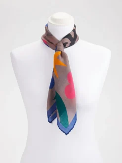 Lua Accessories – Halstuch aus Stoff mit Multicolor-Print
