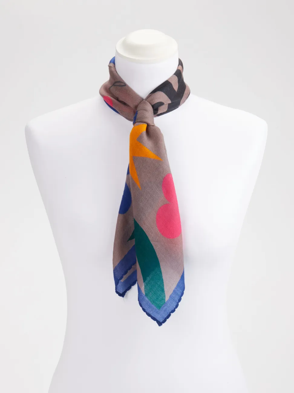 Lua Accessories – Halstuch aus Stoff mit Multicolor-Print