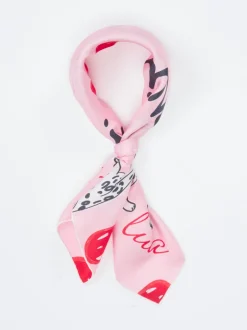 Lua Accessories – Halstuch aus Seide in Rosa