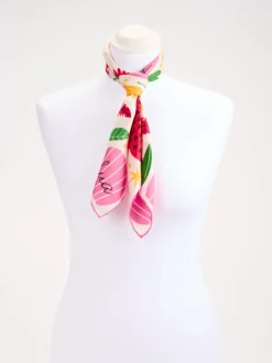 Lua Accessories – Halstuch aus Seide mit Print-Design