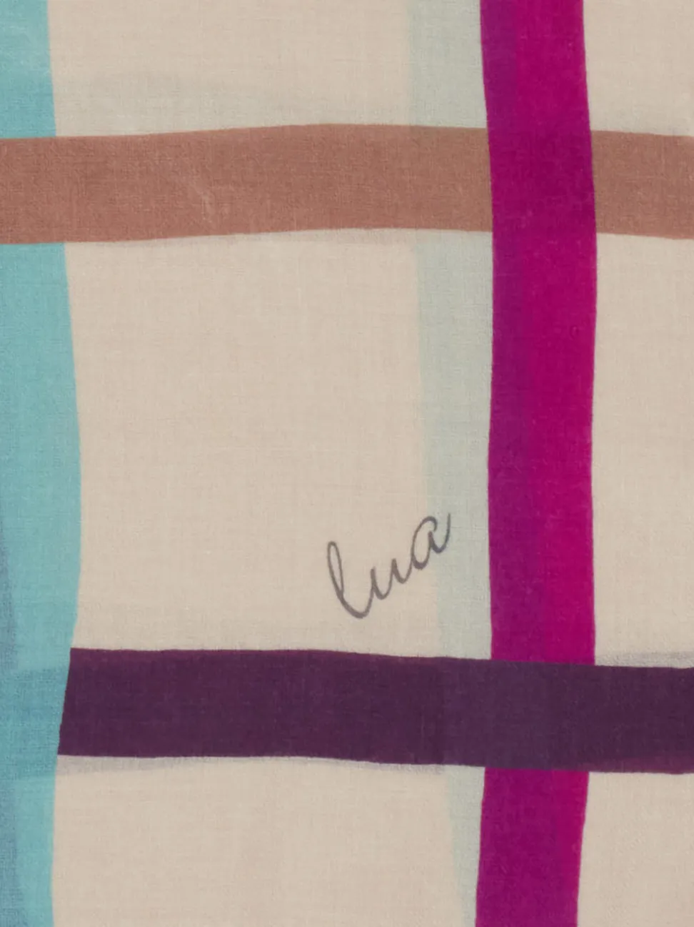 Lua Accessories – Halstuch aus Stoff in Karodessin