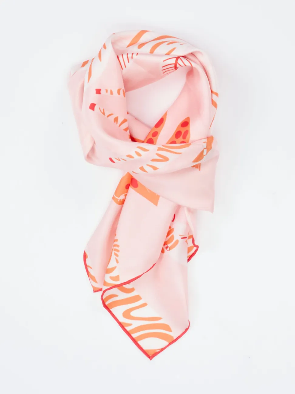 Lua Accessories – Halstuch aus Seide mit Tiermotiv