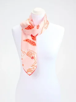 Lua Accessories – Halstuch aus Seide mit Tiermotiv