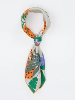 Lua Accessories – Nickituch aus Satin mit Tierprint