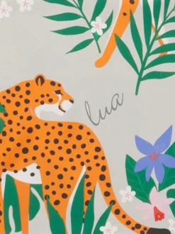Lua Accessories – Nickituch aus Satin mit Tierprint