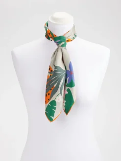 Lua Accessories – Nickituch aus Satin mit Tierprint