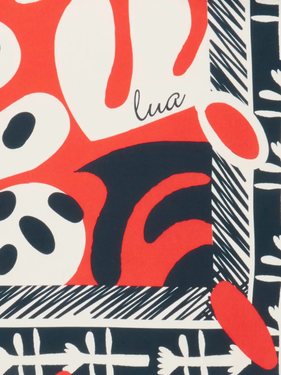 Lua Accessories – Seidentuch aus Seide in Signalrot