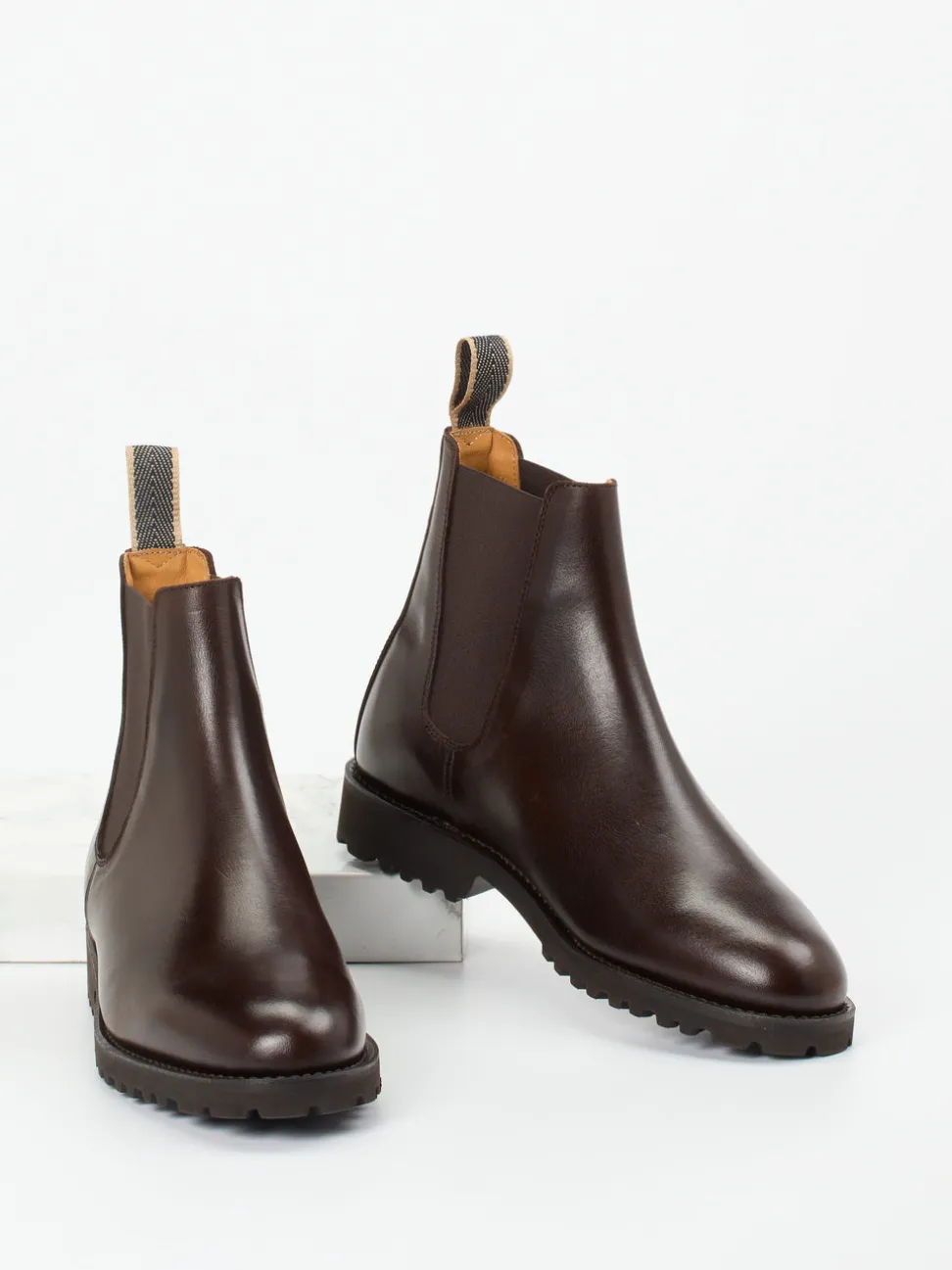 Ludwig Reiter – Chelsea Boots aus Kalbleder dunkelbraun