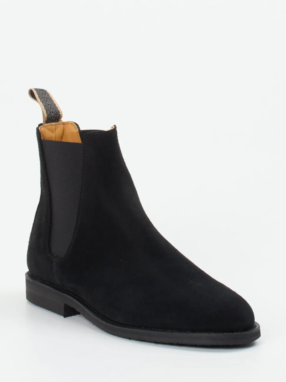 Ludwig Reiter – Chelsea Boots aus Veloursleder Schwarz