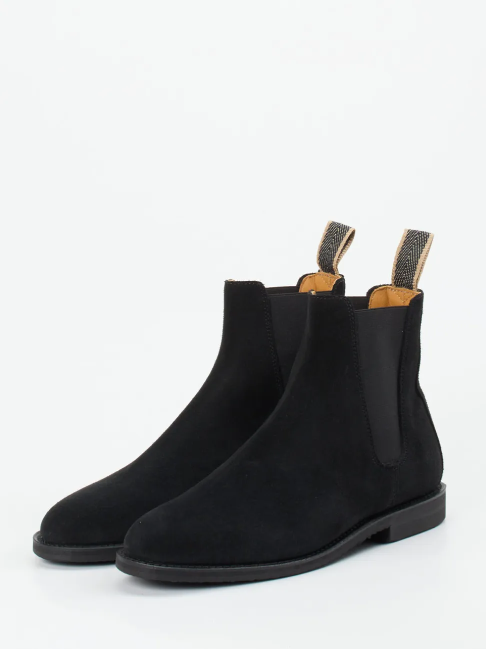 Ludwig Reiter – Chelsea Boots aus Veloursleder Schwarz
