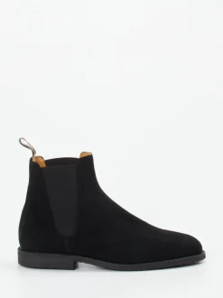 Ludwig Reiter – Chelsea Boots aus Veloursleder Schwarz