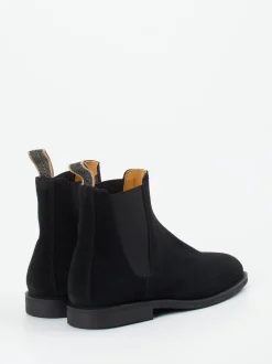 Ludwig Reiter – Chelsea Boots aus Veloursleder Schwarz