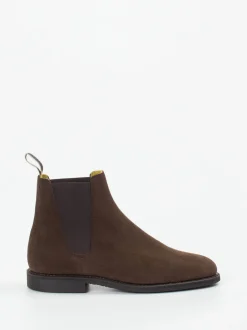 Ludwig Reiter – Chelsea Boots aus Veloursleder braun