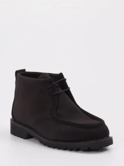 Ludwig Reiter – Desert Boots aus Veloursleder schwarz