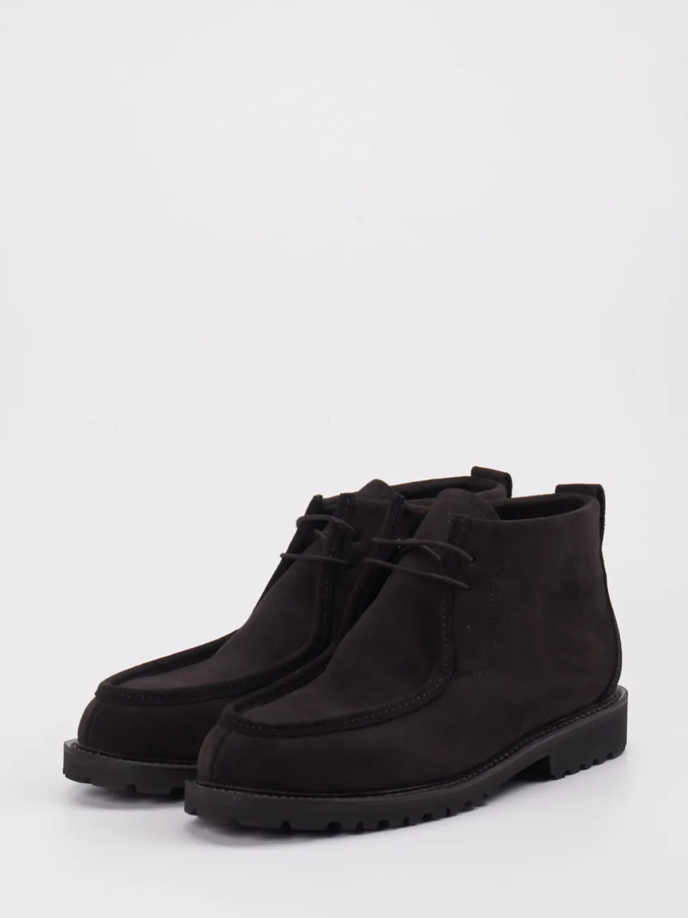 Ludwig Reiter – Desert Boots aus Veloursleder schwarz