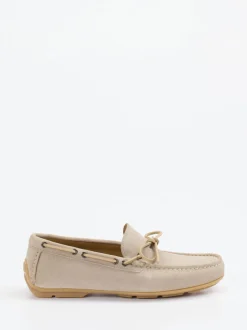 Ludwig Reiter – Mokassin aus Veloursleder beige