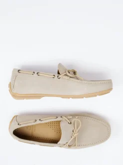 Ludwig Reiter – Mokassin aus Veloursleder beige