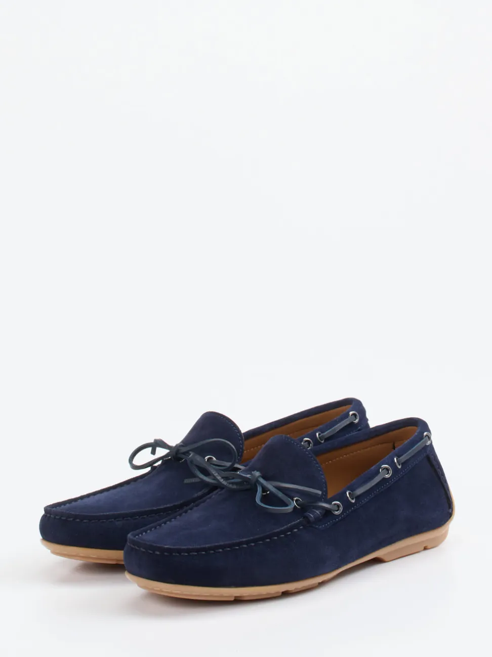 Ludwig Reiter – Mokassin aus Veloursleder marineblau