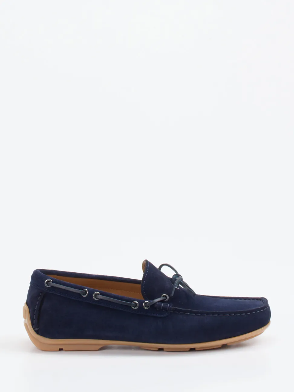 Ludwig Reiter – Mokassin aus Veloursleder marineblau