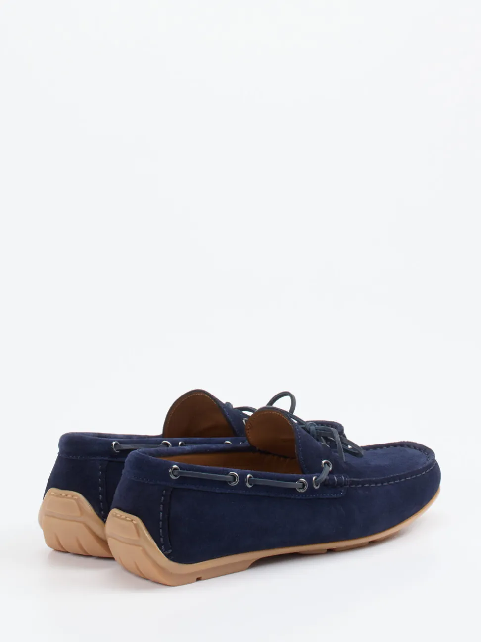 Ludwig Reiter – Mokassin aus Veloursleder marineblau