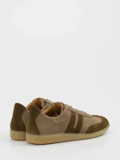 Ludwig Reiter – Retro-Sneaker aus Veloursleder taupe