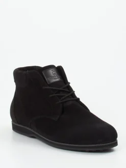Ludwig Reiter – Schnürboots aus Veloursleder schwarz