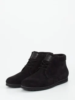 Ludwig Reiter – Schnürboots aus Veloursleder schwarz