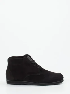 Ludwig Reiter – Schnürboots aus Veloursleder schwarz