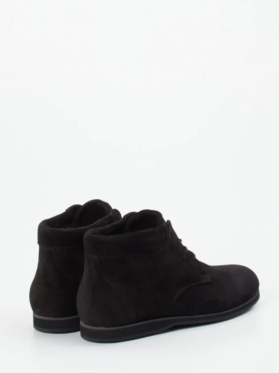 Ludwig Reiter – Schnürboots aus Veloursleder schwarz