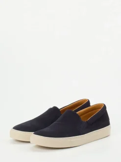 Ludwig Reiter – Slip-On Sneaker aus Veloursleder Dunkelblau