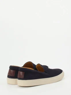 Ludwig Reiter – Slip-On Sneaker aus Veloursleder Dunkelblau