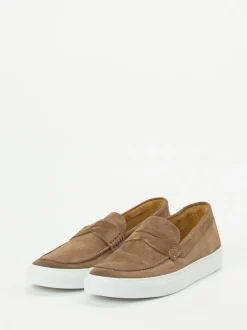 Ludwig Reiter – Slipper aus Veloursleder taupebraun