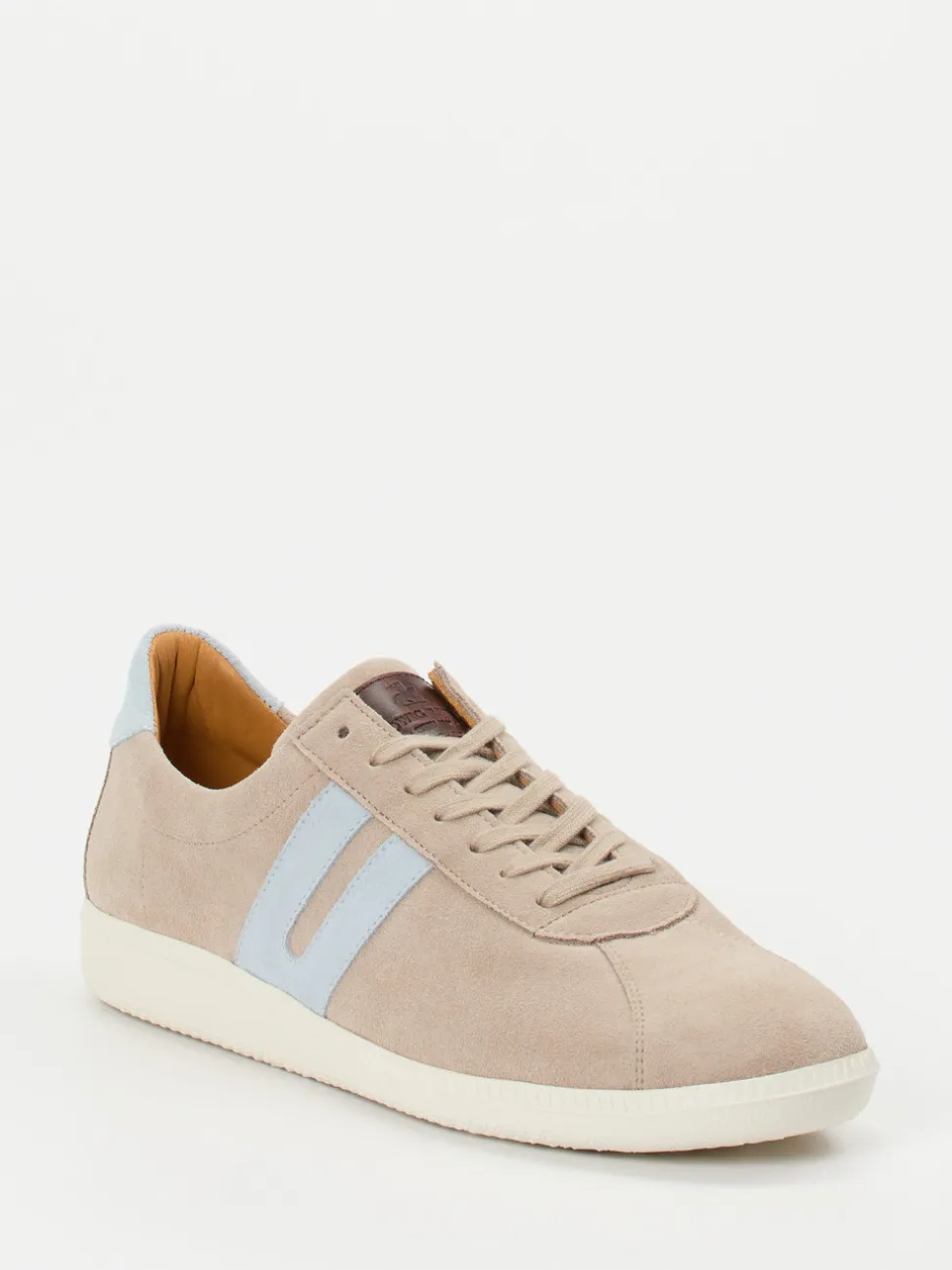Ludwig Reiter – Sneaker aus Veloursleder beige