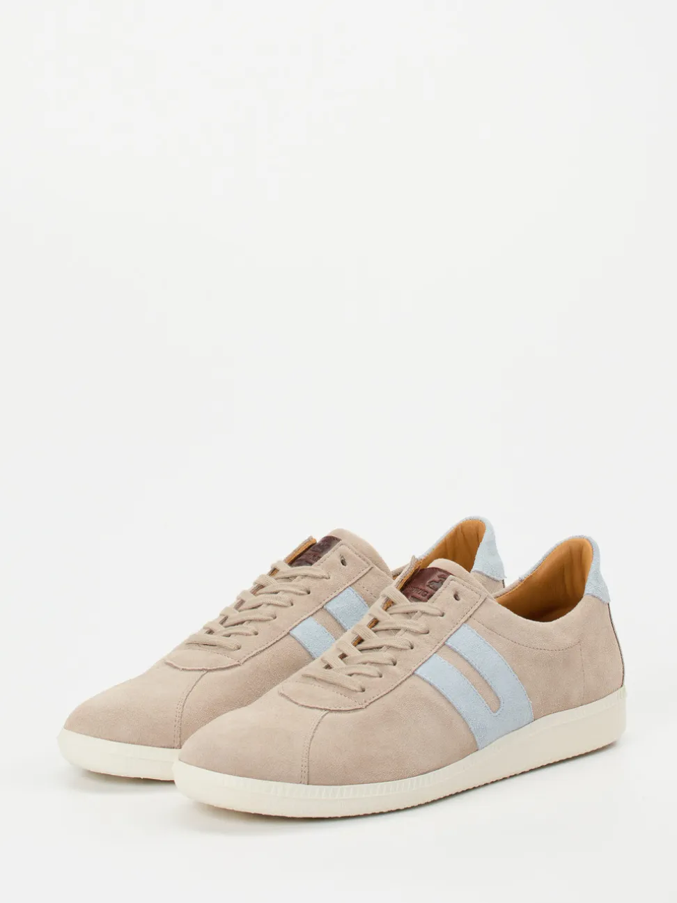 Ludwig Reiter – Sneaker aus Veloursleder beige