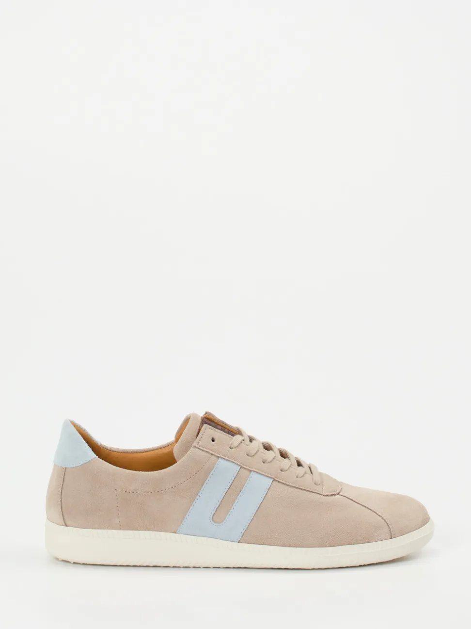 Ludwig Reiter – Sneaker aus Veloursleder beige