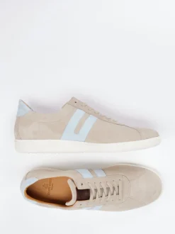 Ludwig Reiter – Sneaker aus Veloursleder beige