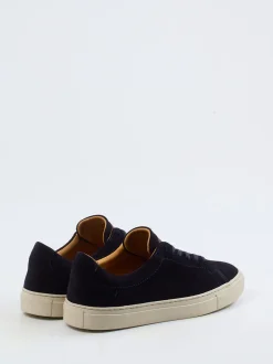Ludwig Reiter – Sneaker aus Veloursleder Dunkelblau